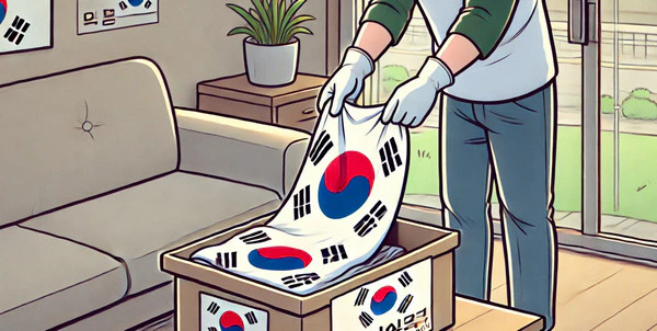 태극기-보관