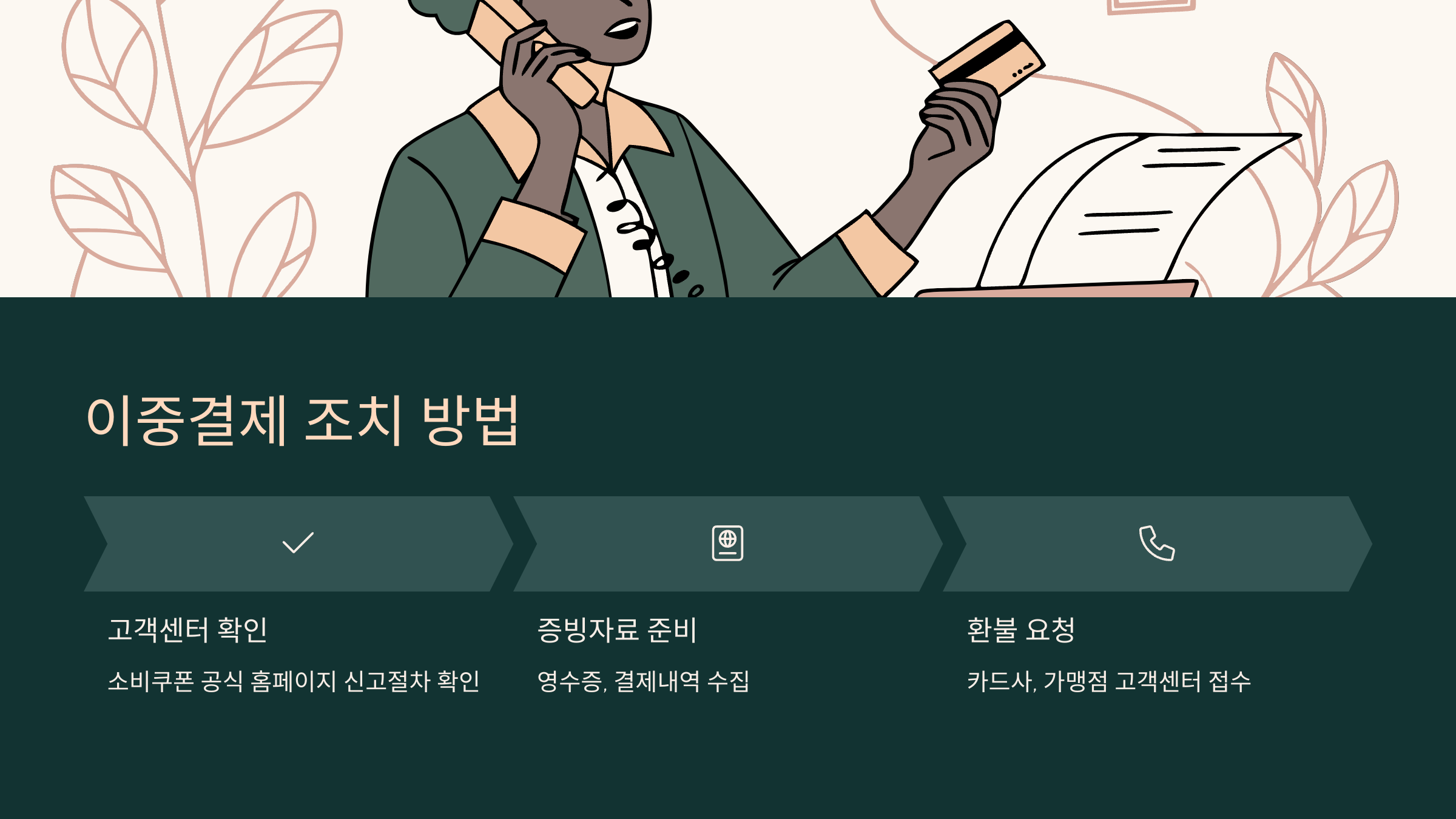 이중결제-조치방법