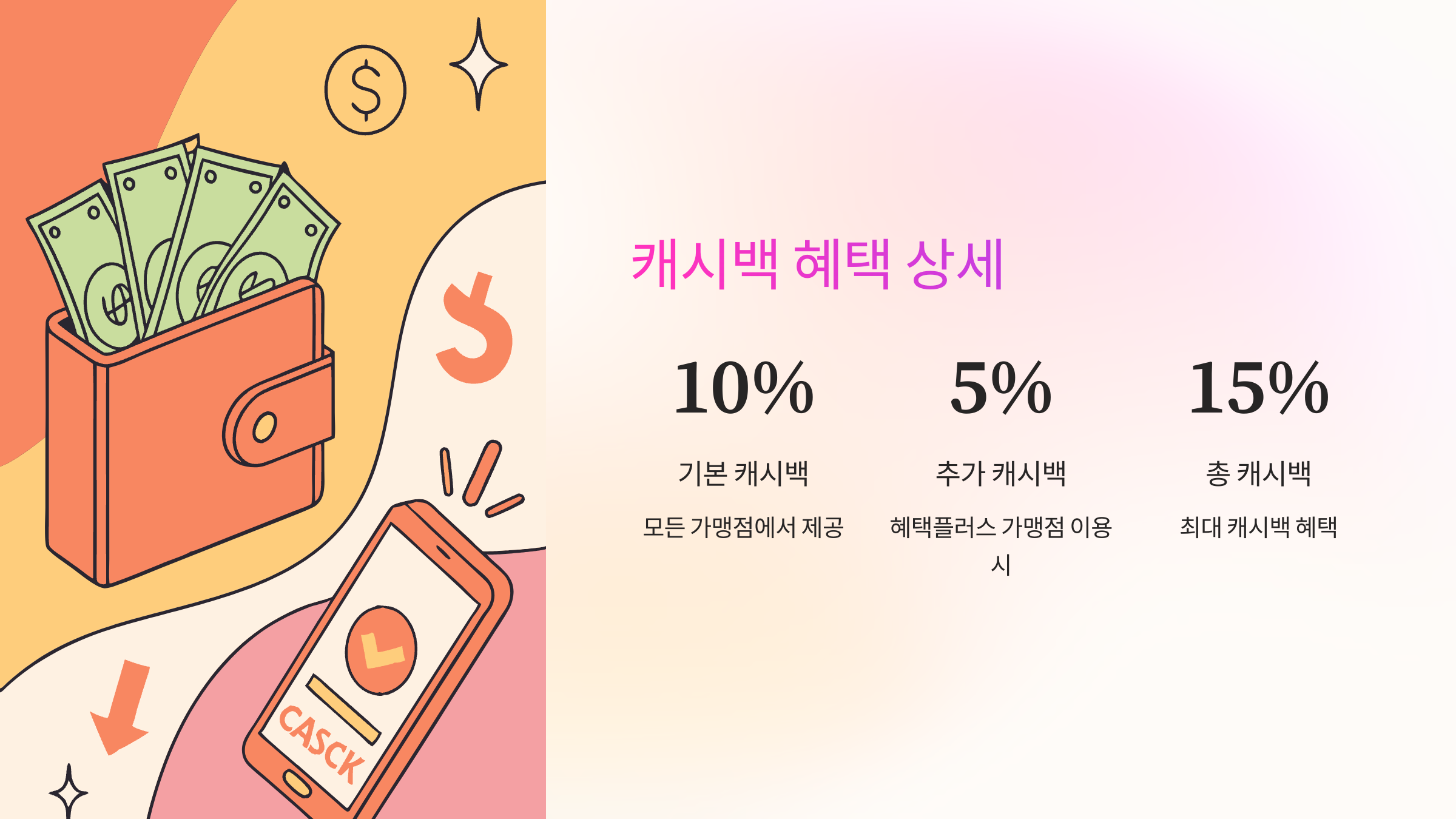 캐시백-혜택