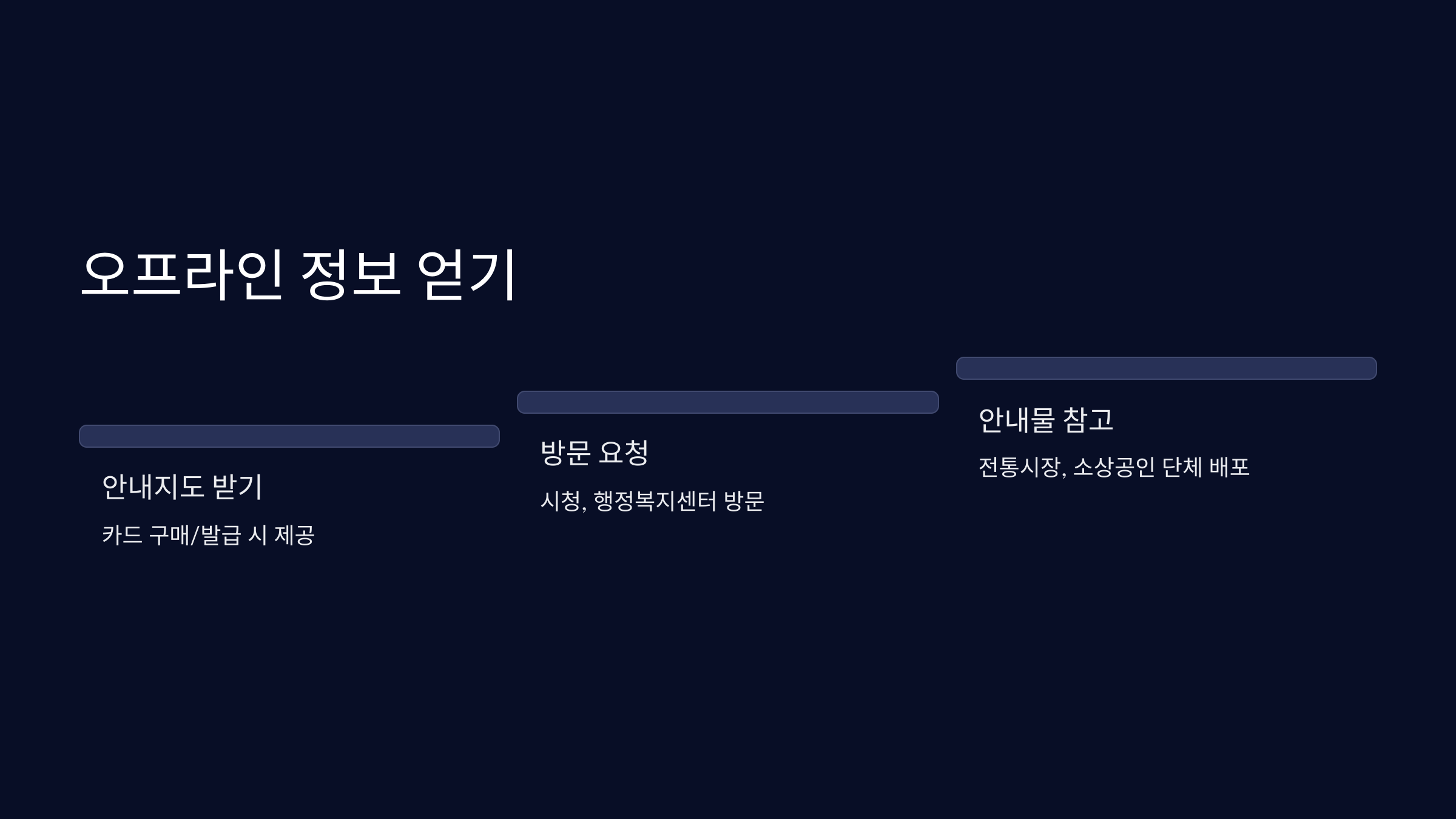 오프라인-정보