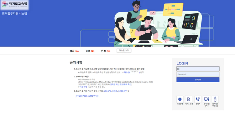 경기교육청-업무포털