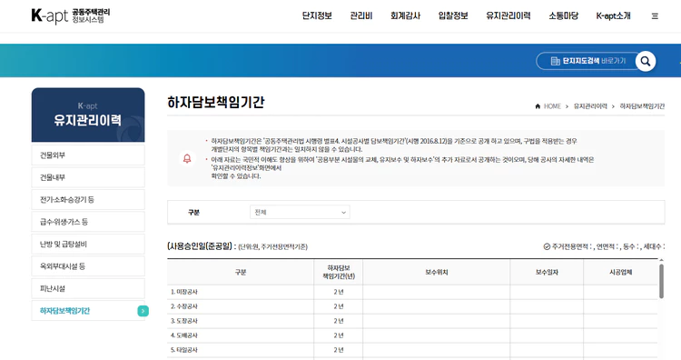 공동주택관리시스템