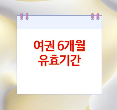 여권-6개월-유효기간