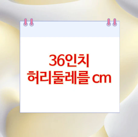36인치-cm