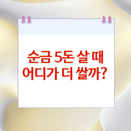 순금-5돈-살-때