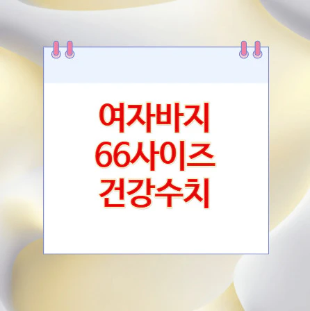 여자바지-66사이즈